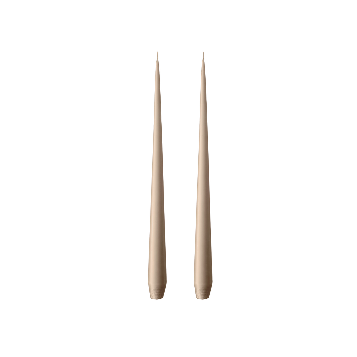 Nougat Taper Candle - Set of 2