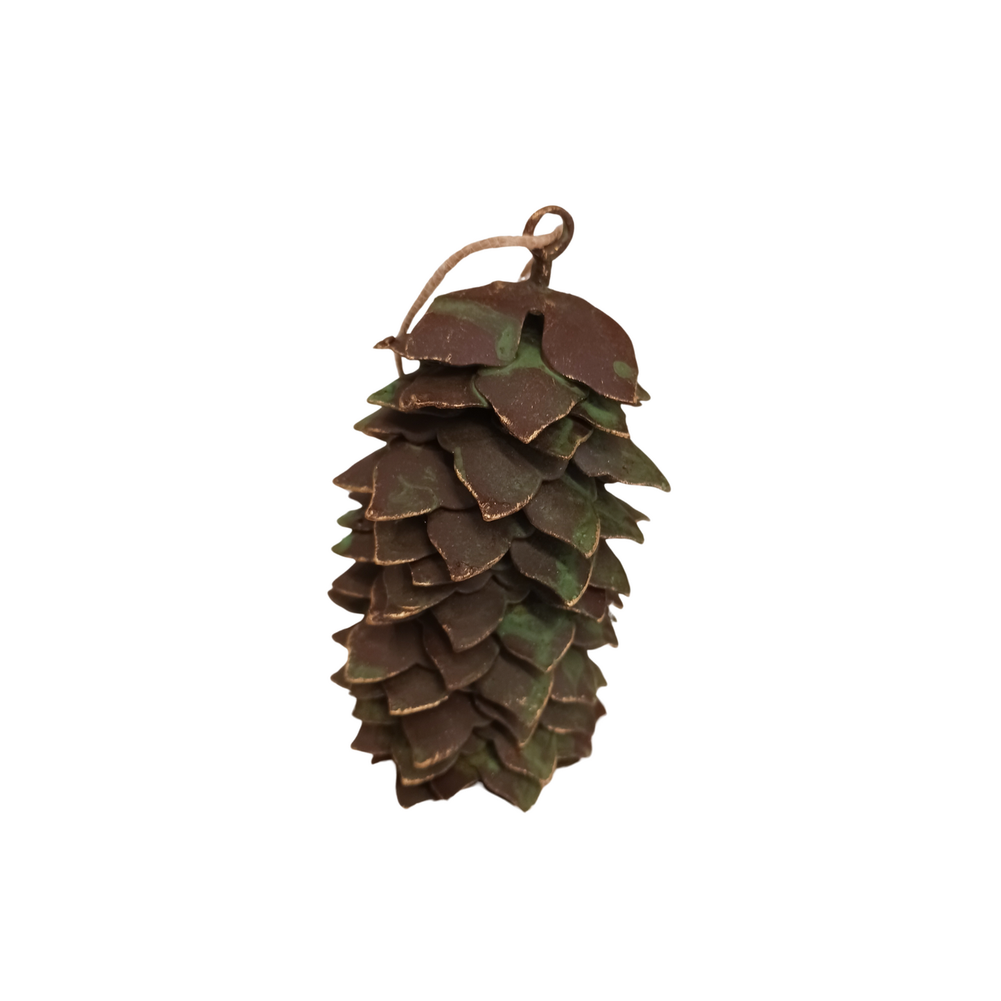 Burnished Pinecone Ornaments