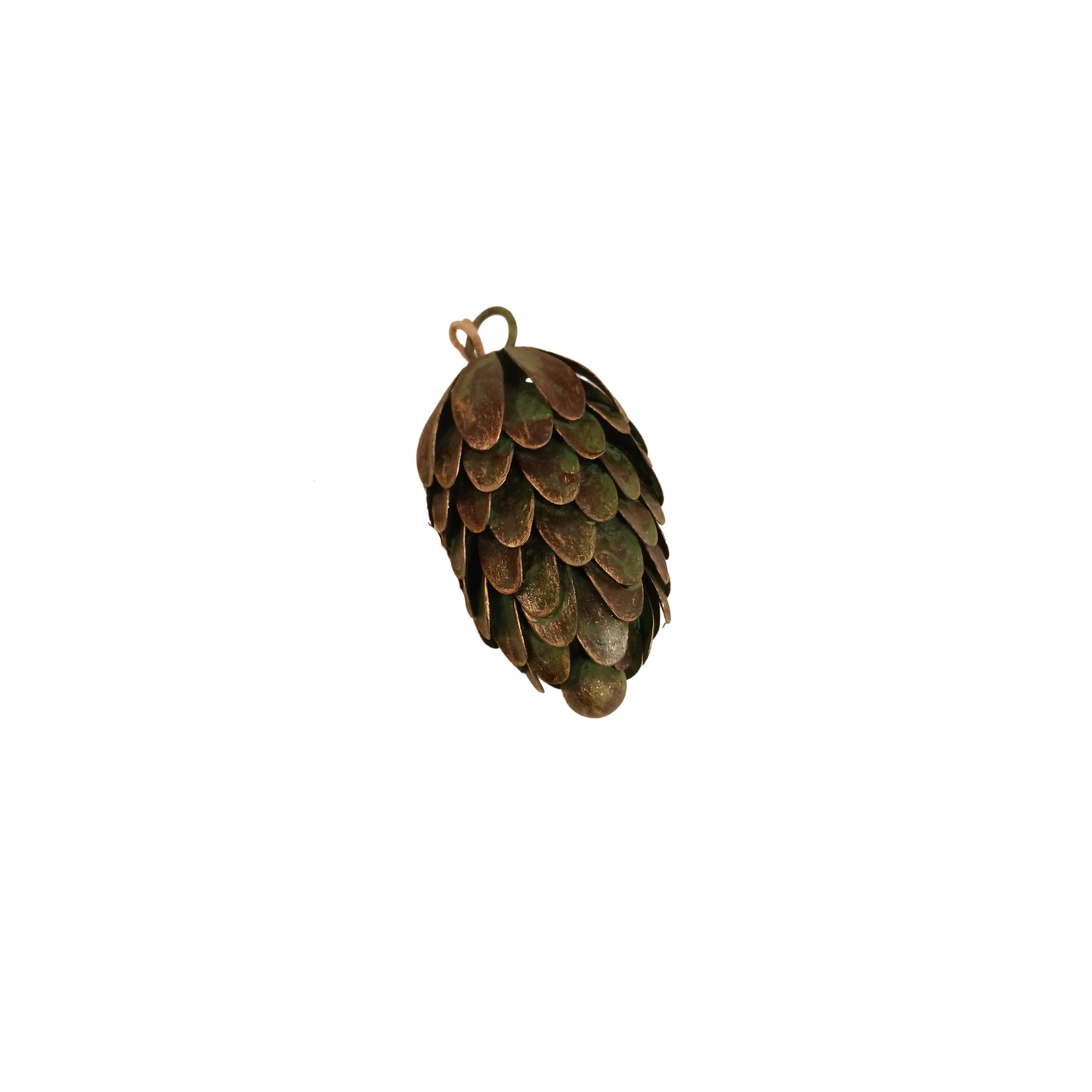 Burnished Pinecone Ornaments