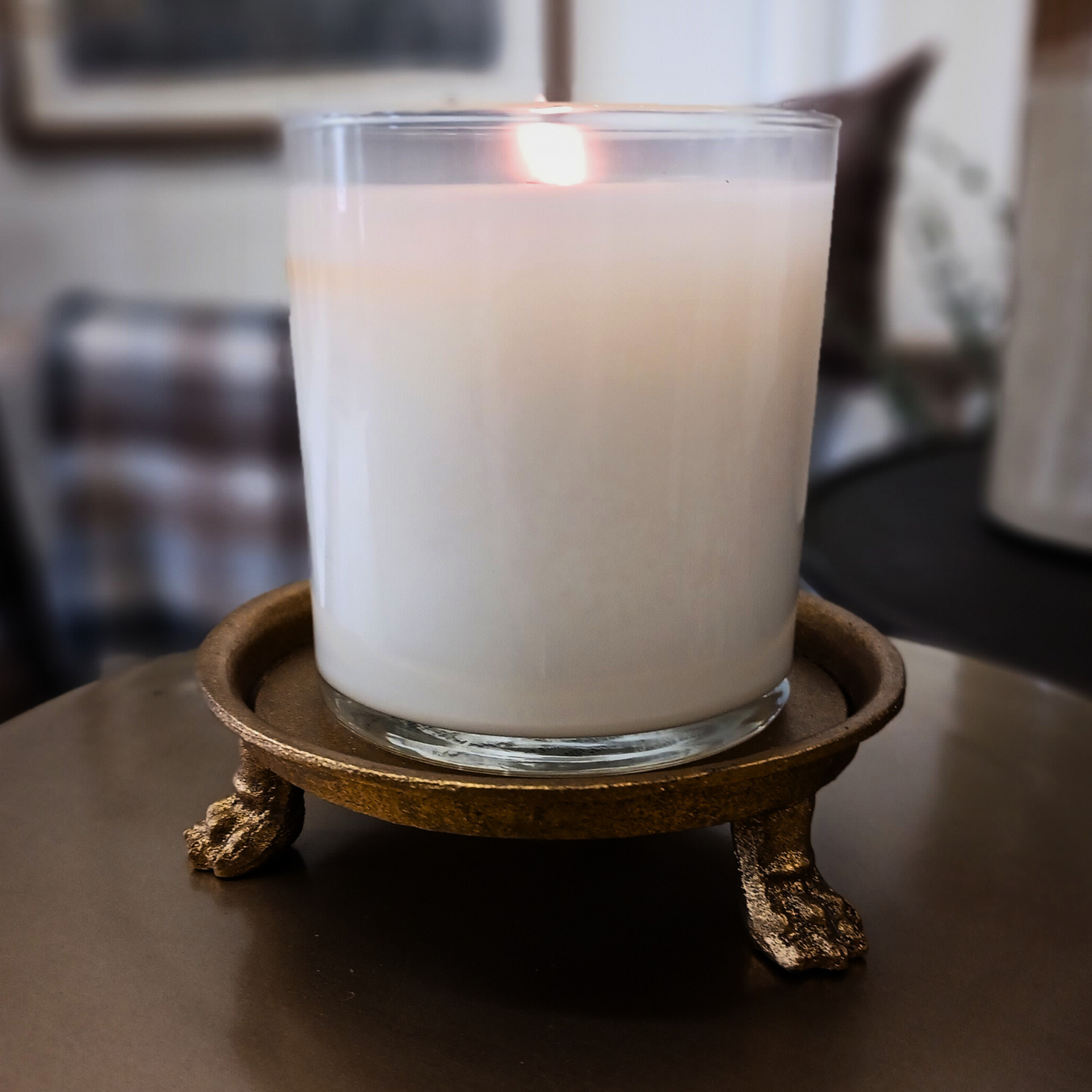 Claw Foot Dish - Gold Leaf