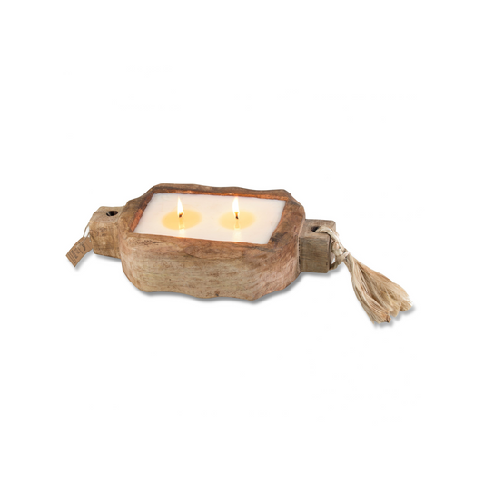 Driftwood Candle Tray