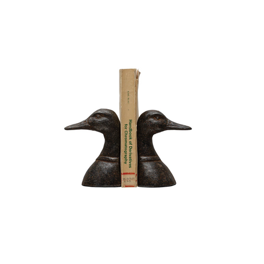 Duck Head Bookends - Set of 2