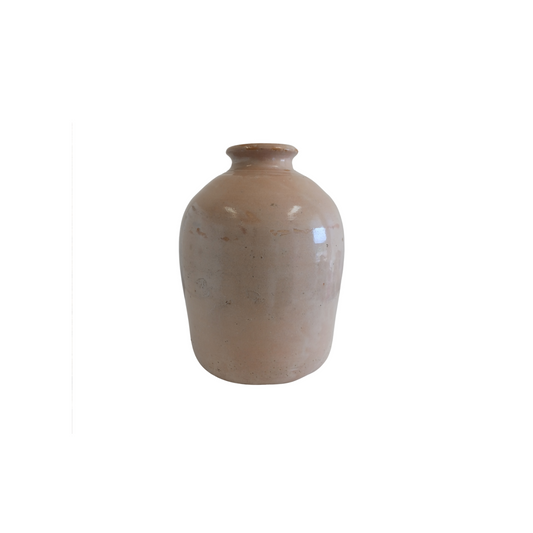 Large Vintage Crock - Blush