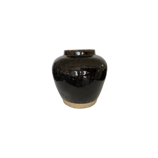 Lisette Glazed Vintage Pot - Small