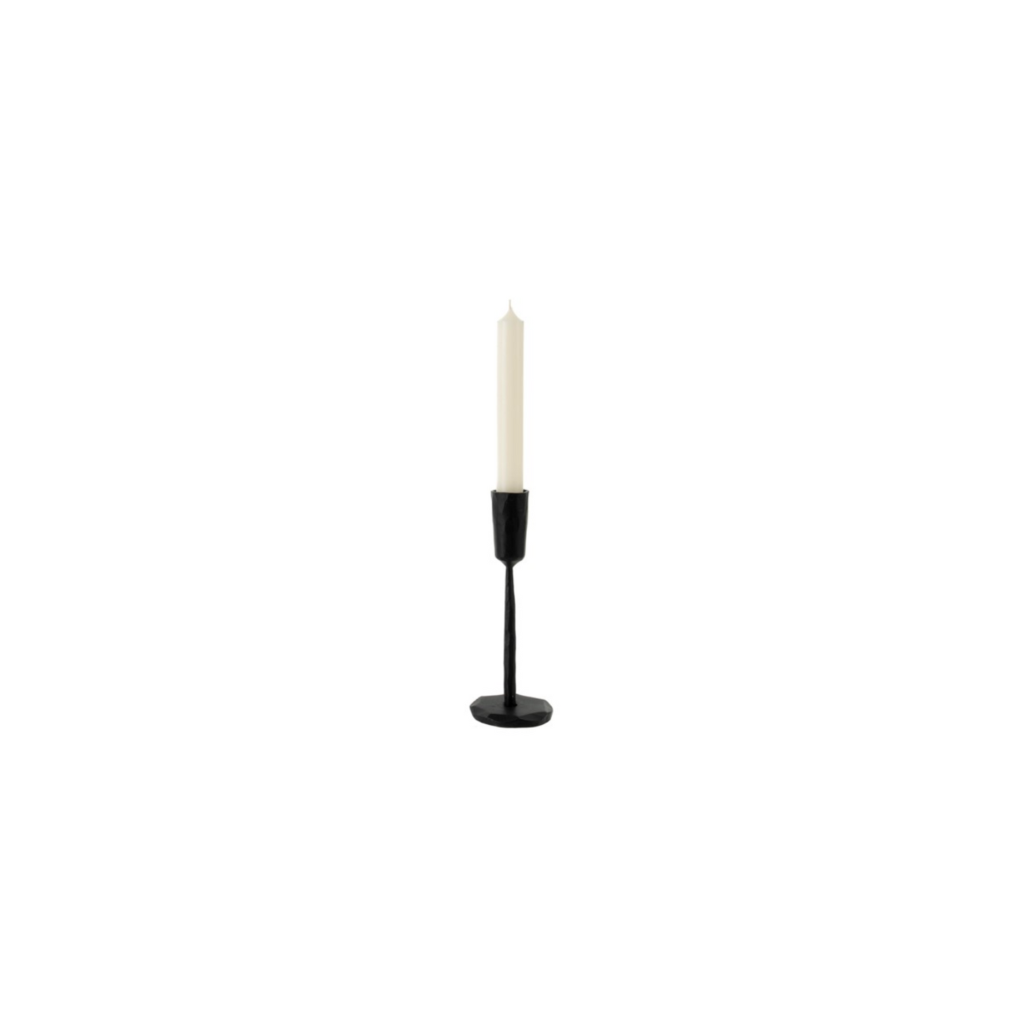 Luna Forged Candlestick - Black