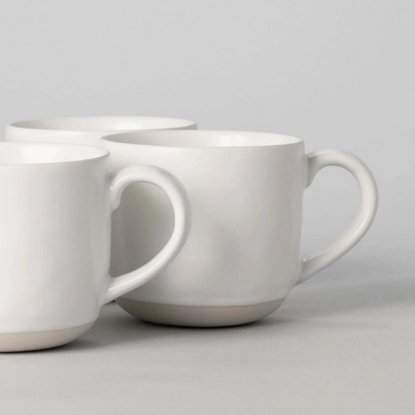 Set of 4 Mugs - Cloud White