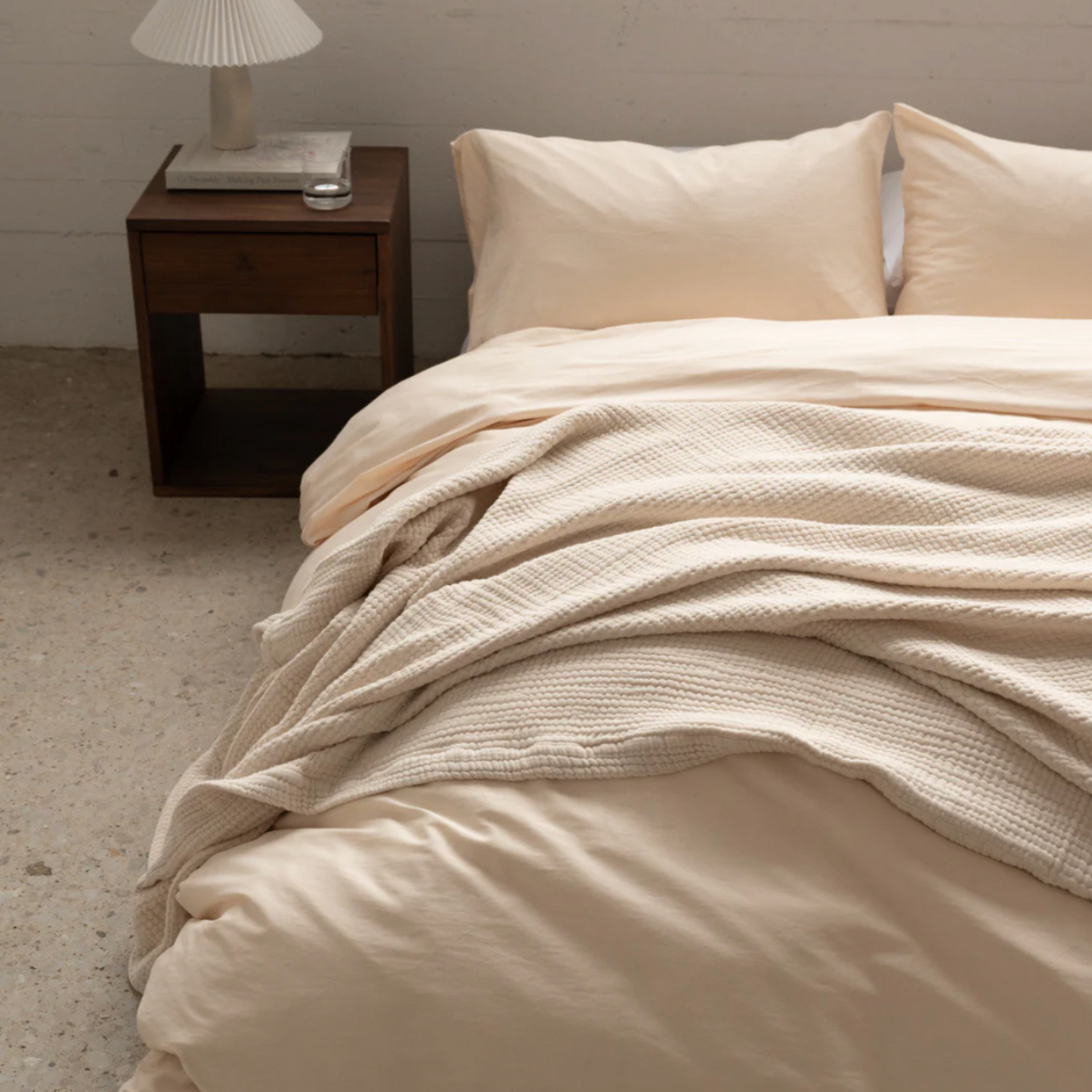 Muslin Throw - Oyster