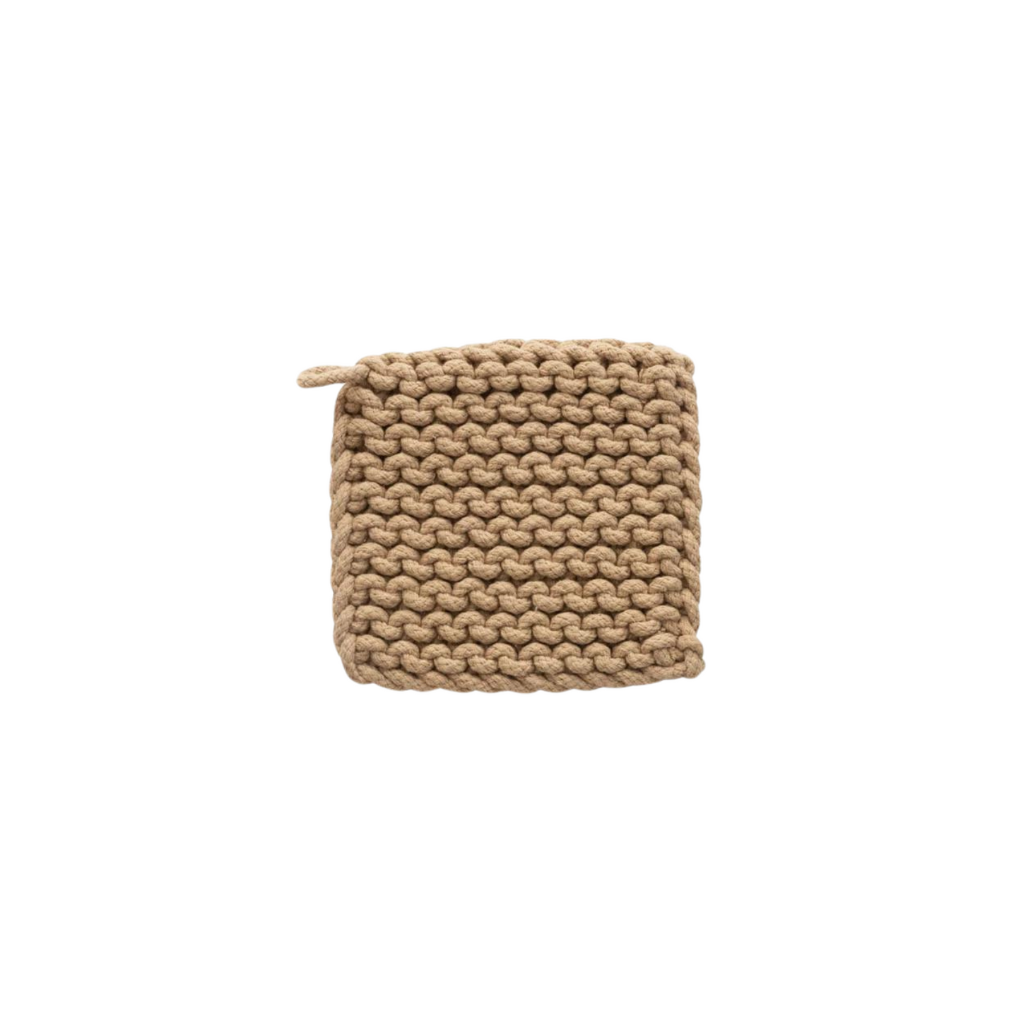 Crochet Pot Holder - Ochre