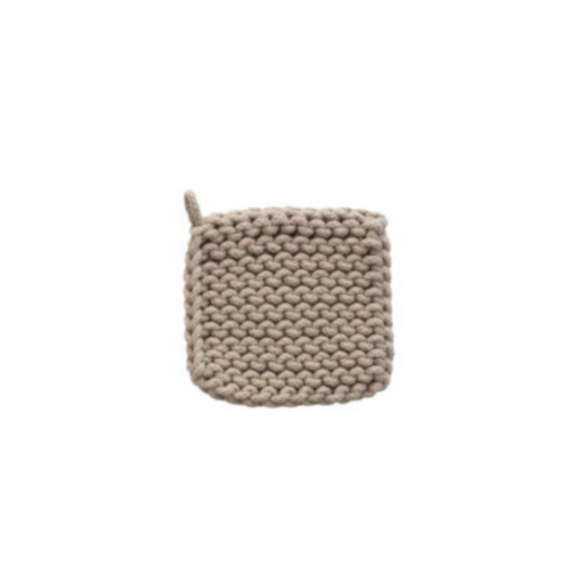 Crochet Pot Holder - Mushroom