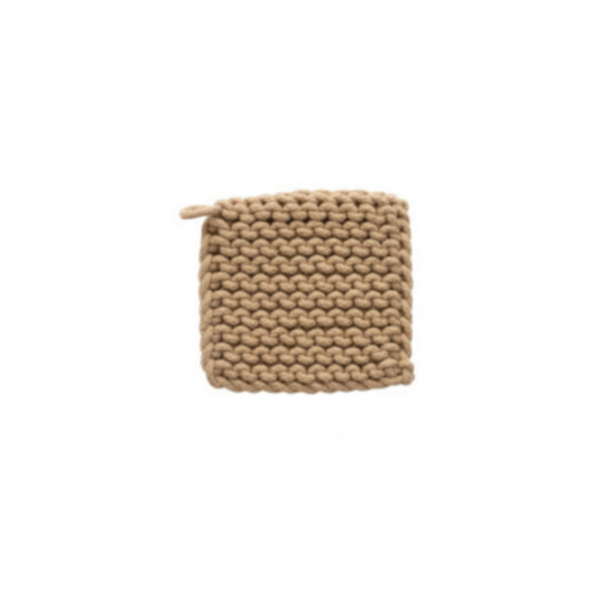 Crochet Pot Holder - Ochre