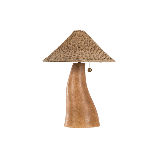 Seyla Table Lamp - Patina Brass/Ceramic Ancient Terracotta