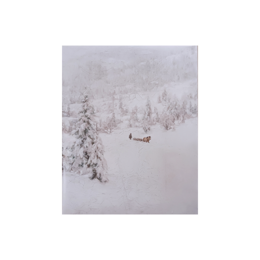 Vintage Art Print - Snow Drifts