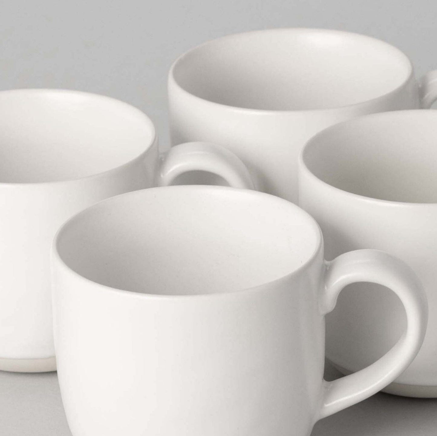 Set of 4 Mugs - Cloud White