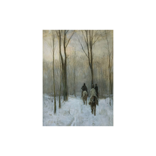 Vintage Art Print - Trail at Dusk