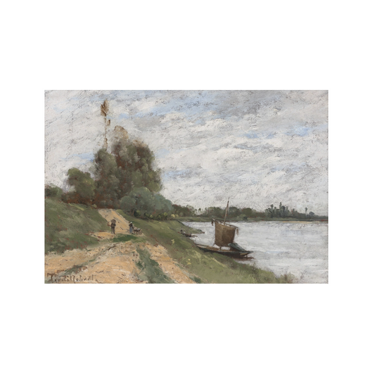 Vintage Art Print - Shore Road