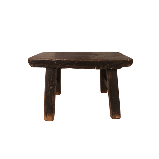 Vintage Stool - Weathered Black - Small