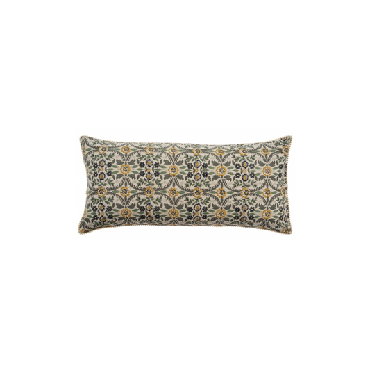 Clover Linen Block Print Pillow