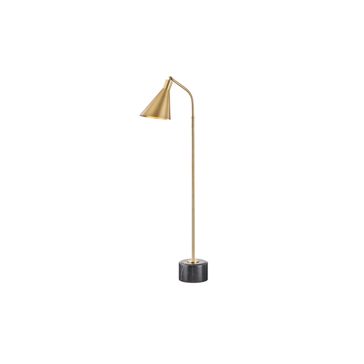 Stanton Floor Lamp - Aged Brass