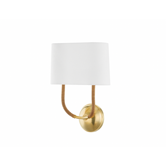 Webson Wall Sconce - Aged Brass